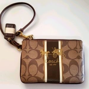 Coach Clutch monogram